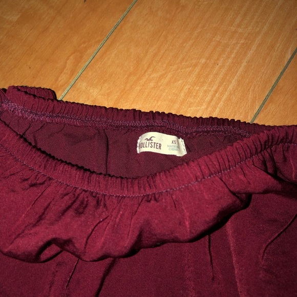 Hollister Maroon Tube Top - Picture 2 of 2